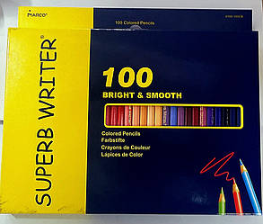 Олівці Superb Writer 100цв. №4100-100CB "MARCO"