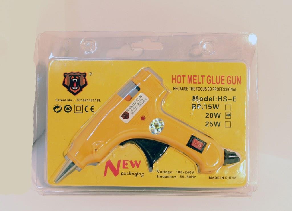 Пістолет для термо клею HS-E20 тонкий (0,7 см 20W), фото 1