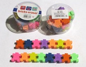 Гумка 083 Пазли в баночці (бан-15 шт.), фото 1