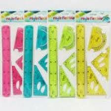 Набір лінійок "ГІБКІ"No DSCN1243 (4-попередньо =лін 30 см + 2 кутк + трансп) mix4