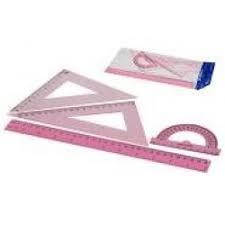 Набір лінійок пластівців. "Profi" No 165 (6687) (2 куточки + лін. 30см.+трансп.)