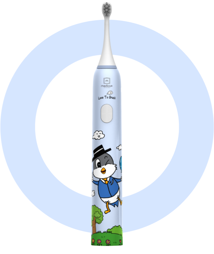 Ультразвукова зубна щітка для дітей Medica+ KidsBrush 7.0 Blue