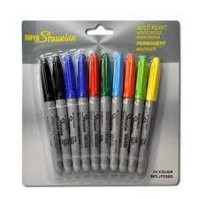 Набір марк "Sharpie" XX0441 6тонк маркерів + 6 цв текстовідел + 2 шт. whitebord