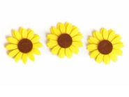 Декор — фетровий 1962 "Подосолухи" 3 шт., 2 см