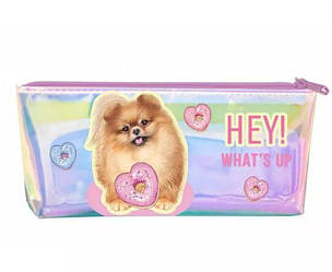 Пенал сум. 1 відд. 13077 "Whats up puppy" лазерн. 20 х 9 х 2.5 см
