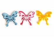 Декор — фетровий 1967 "Метелики" 3 шт., 2 см