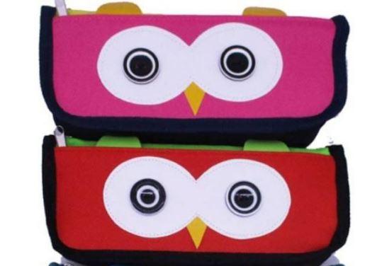 Пенал сум. 1отд. + 1 кишеня 6266 "Сови" 3диз, фото 1