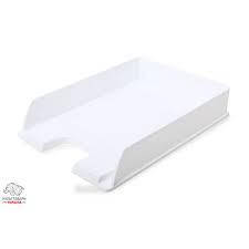 Лоток пластик. горизонтальний "Білий" 31*24,5 см (уп10) 20007