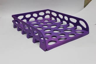 Лоток пластик. горизонтальний "Фіолетовий світлий" 31*24,5 см (уп10) 201001