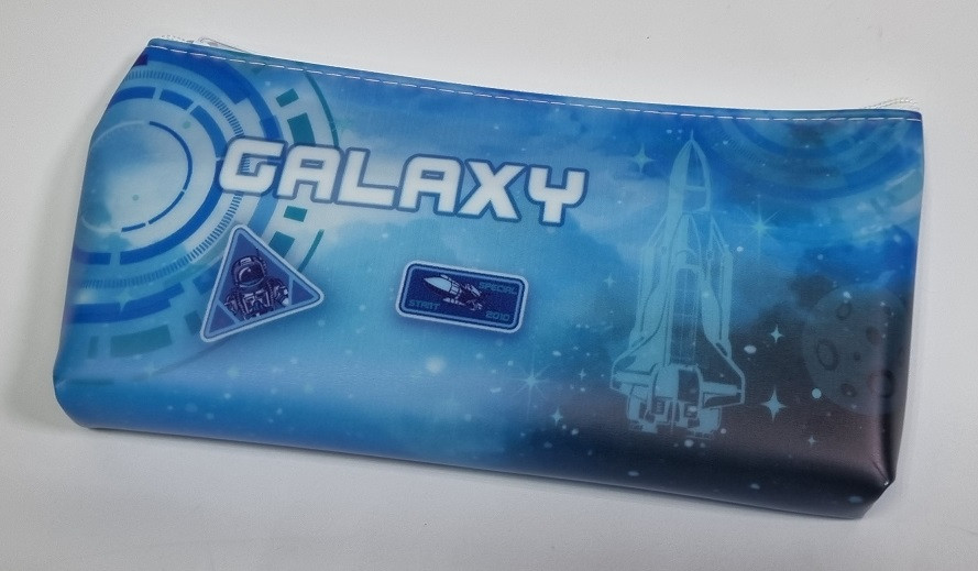 Пенал сум. 1 відд. силікон No13097 Galaxy, фото 1