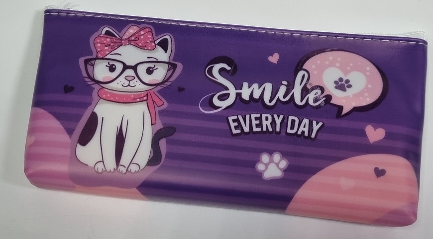 Пенал сум. 1 відд. силікон No13099 Smile