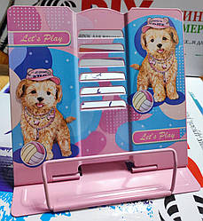 Підставка для книг суцільнометал. 13111 "Lets Play" А5_21*16,9*19см