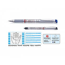 Ручка кулькова "Flair" (960-950) чорн. Acupressure (для точковий. масажу)/10уп,100бл