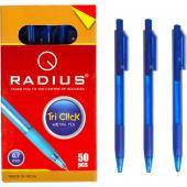 Ручка автоматична  шар. Radius — Tri Click (син) тонир корпус