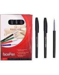 Ручка гелева. Radius — Face gel (50 шт.) чорн, пластм. корпус