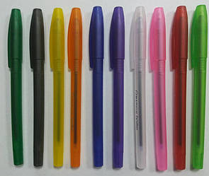 Ручка кулькова Radius — Face-Pen (уп-50) син/різнобарвний тонир. корпус