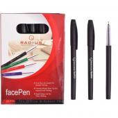 Ручка кулькова Radius — Face-Pen (уп-50) чорн