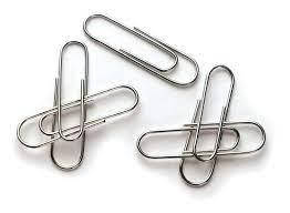 Скрепка 28 мм (нікель) DSL151/ ZH-207 (100 шт.)