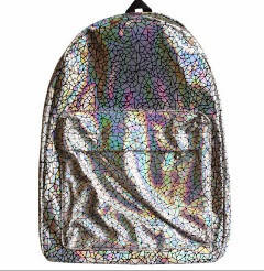 Ранець поліуретан 7970 "Срібло голограф. мозаїка" 42,5*30*13