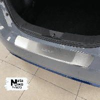 Накладка на бампер з загином Nissan Leaf з 2018 р.