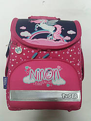 Ранець "TIGER" 2018 NoNQAA-A05 "Ninon", детск., короб, різ. дно, світловідбив