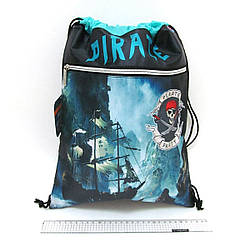 Мішок для взуття зі змійкою SM-18041 "Pirate" 39*34см JO