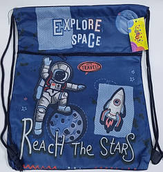 Сумка для зміни зі змійкою 14071 "Explore space" 43*31,5см