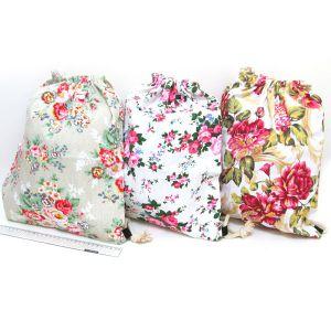 Мішок для взуття 7659 "Квіти" (41*34 см) текстиль, мікс, фото 1