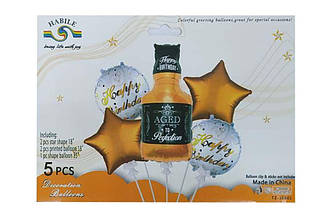 Кулька фольгована (в наборі 5 шт.) TZ-J5002 Aged to perfection