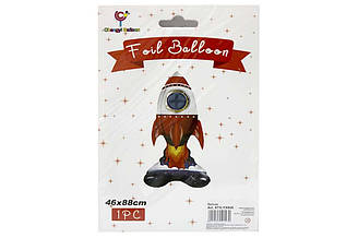 Кулька фольгована 3D XTS-YX608 РАКЕТА 46*88см