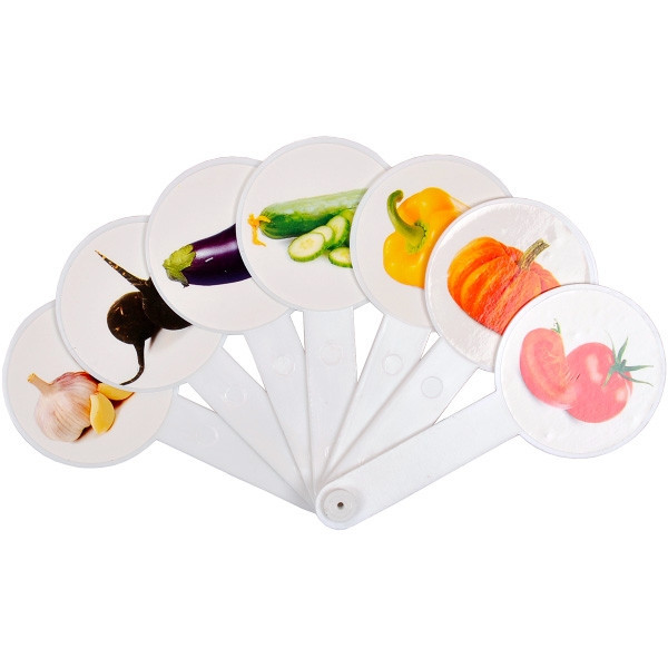 Віяло малюнків "Квіти,фрукти та овочі" ЛЮКС КОЛОР арт.ВЦФО, фото 1