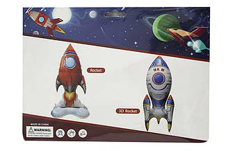 Кулька фольгована 3D YY-F0975 РАКЕТА 127*50