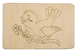 Дитяча розмальовка Пташка