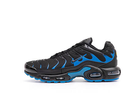 Чоловічі Кросівки Nike Air Max TN Plus Black Blue / Найк Аїр Макс ТН Плюс Чорні з Синім, фото 1