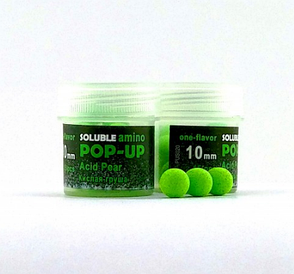 Бойли плаваючі розчинні Grandcarp 10 мм Кисла груша