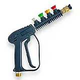 Професійний пістолет для мийки високого тиску Profinstrument з короткою ручкою (M22), фото 8