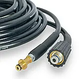 Шланг для мийки високого тиску різьба 22/скоба ( 10 м 160 Бар), фото 6