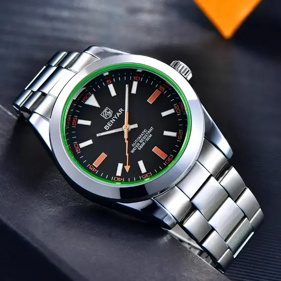 Мужские классические механические часы с автоподзаводом и открытым ...