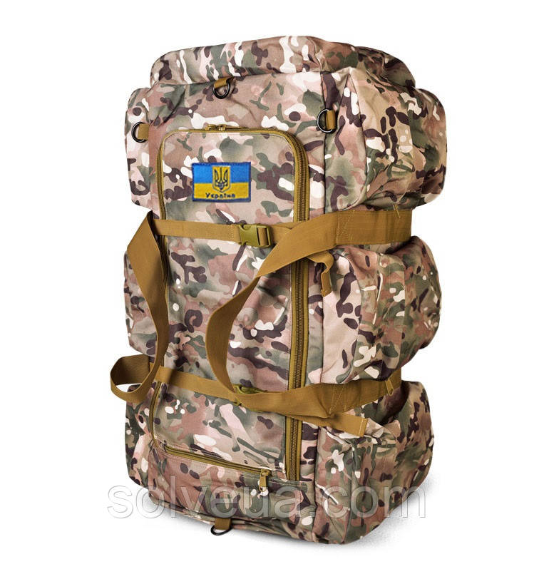 Тактичний Рюкзак-Сумка 2 в 1 Solve Bag 80 л 72 x 30 x 30 см Multicam KT6002506 solve, фото 1