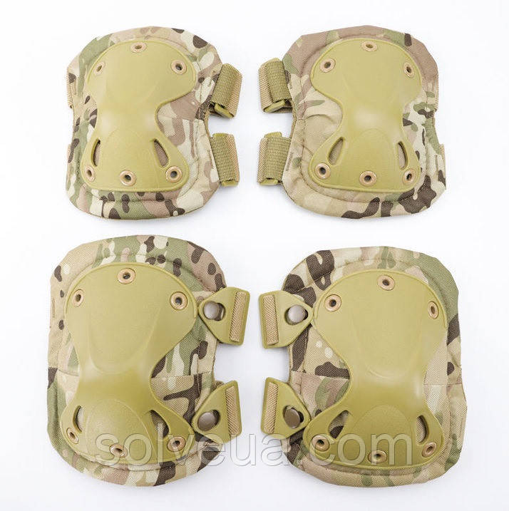 Комплект тактичних наколінників і налокітників (захисні) Solve Multicam KT6000096 solve, фото 1