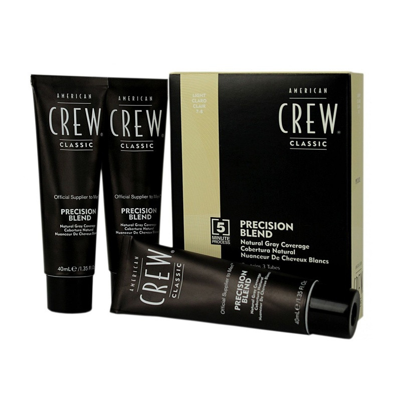 Фарба-система маскування сивини American Crew Light 3 шт 40мл, фото 1