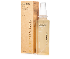 Фіто тонік без спирта для сухої та чутлової шкіри серії Пророщені зерна Чойс, White Mandarin Choice, Made in U