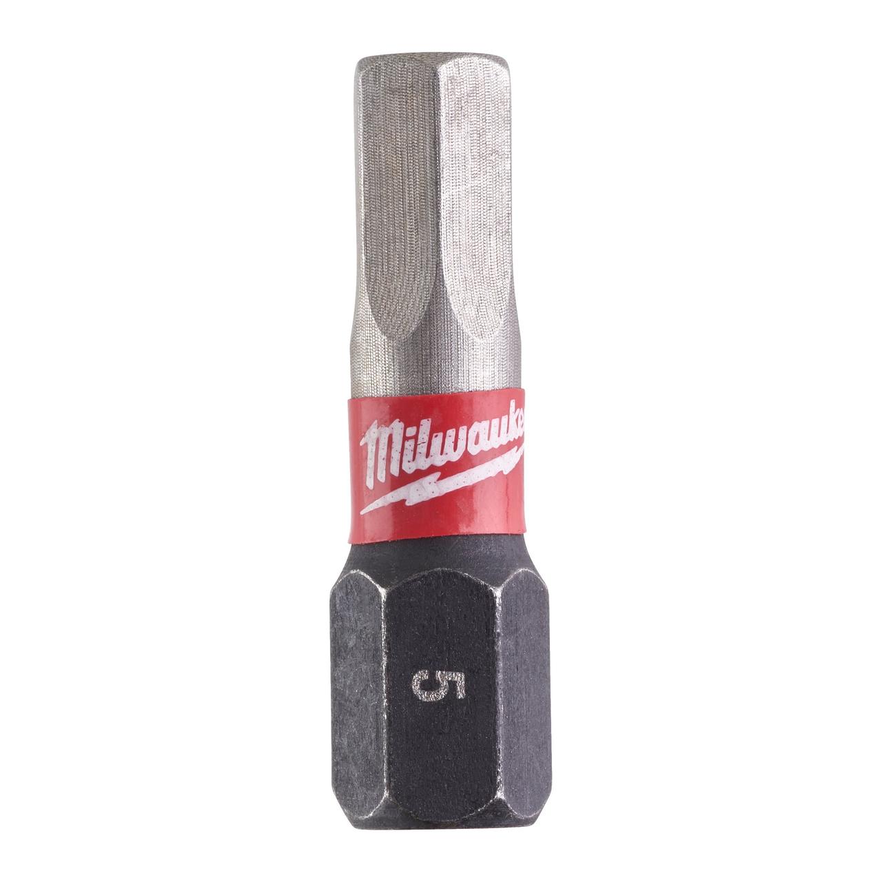 Насадка Milwaukee SHOCKWAVE Hex5 25 мм (2 шт.)