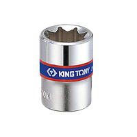 Головка торцева восьмигранна 1/4", 10 мм KING TONY 231010M