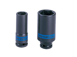 Пневмогайковерт 1/2", 1220Нм (120л/хв) з головками 12 пр.(10,12,13,14,17,19,22,24,27мм)