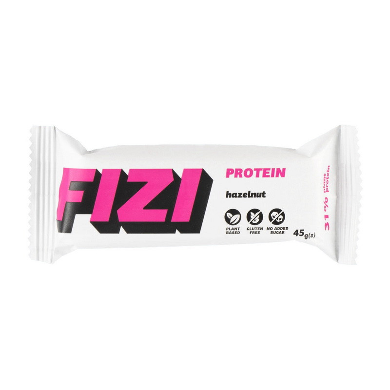 Fizi Protein Bar (45 g, hazelnut), фото 1