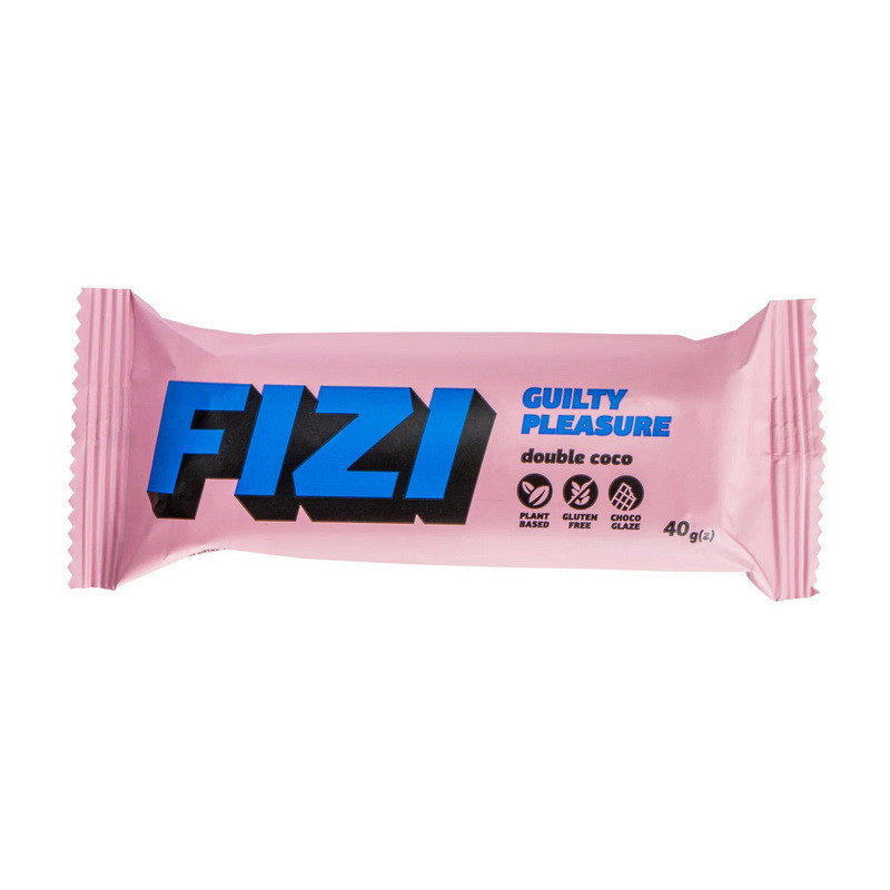 Fizi Guilty Pleasure Bar (40 g, double coconut), фото 1