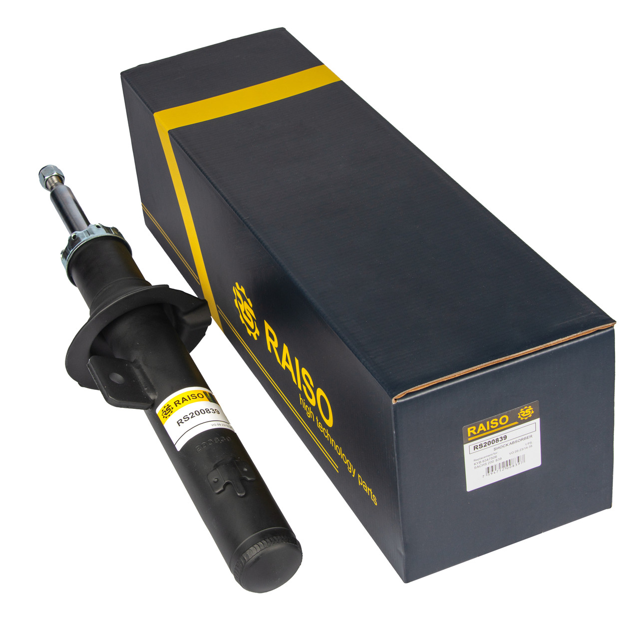 Амортизатор передній лівий Raiso (Швеція) Peugeot 406, Пежо 406 95-04 #RS200839 UALMXJP4