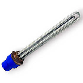 ТЕН в електрокотел для нагрівання води, блок на різьбленні 1,5 дюйма потужність 4500 Вт, 220/380 В