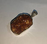 Срібний кулон з цитріном кристалом, фото 5